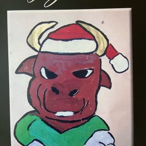 Jingle Bulls Holiday Card